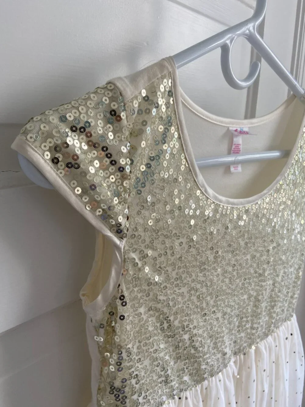 Justice girls sequined dress size 12, girls holiday party dress, Justice sparkle